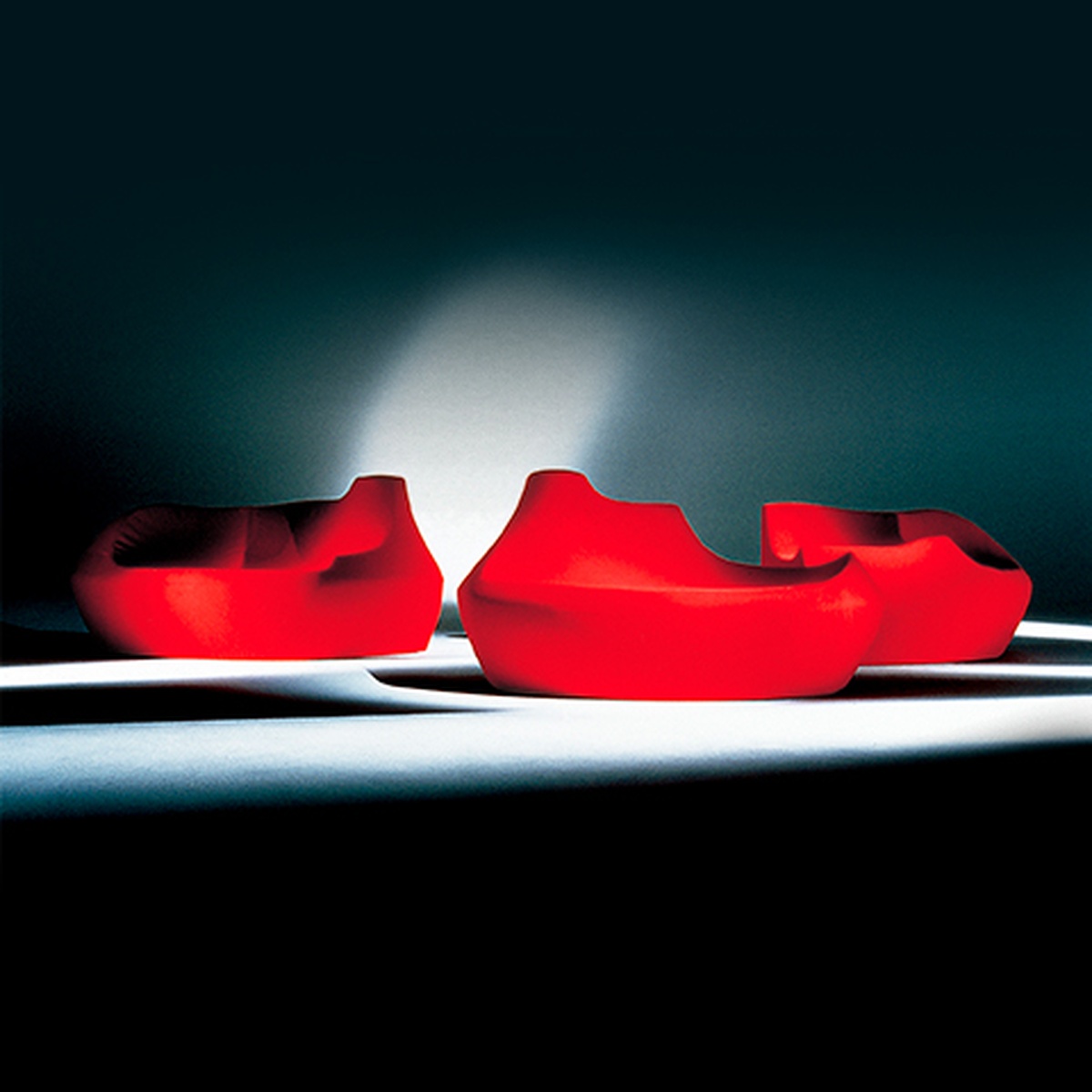 Storia Design Moroso, divano, poliuretano stampato a freddo, Saruyama, designer Toshiyuchi Kita, 1990