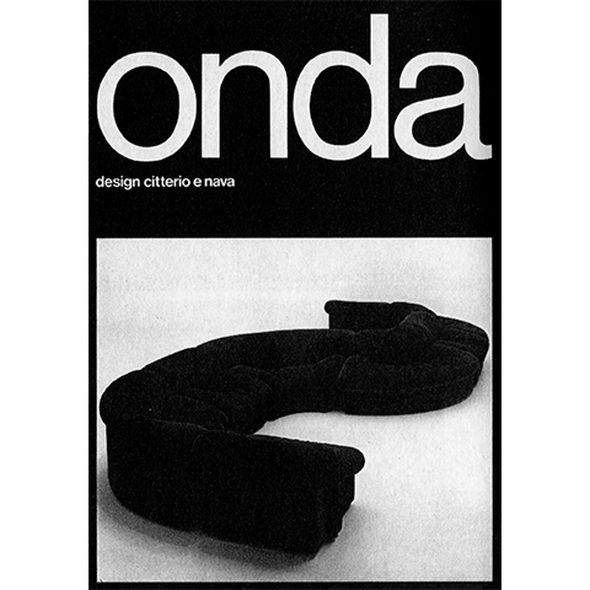 Storia design Moroso Divano modulare componibile “Onda”, di A. Citterio e P. Nava anni settanta 1972 poliuretano microfibra innovazione