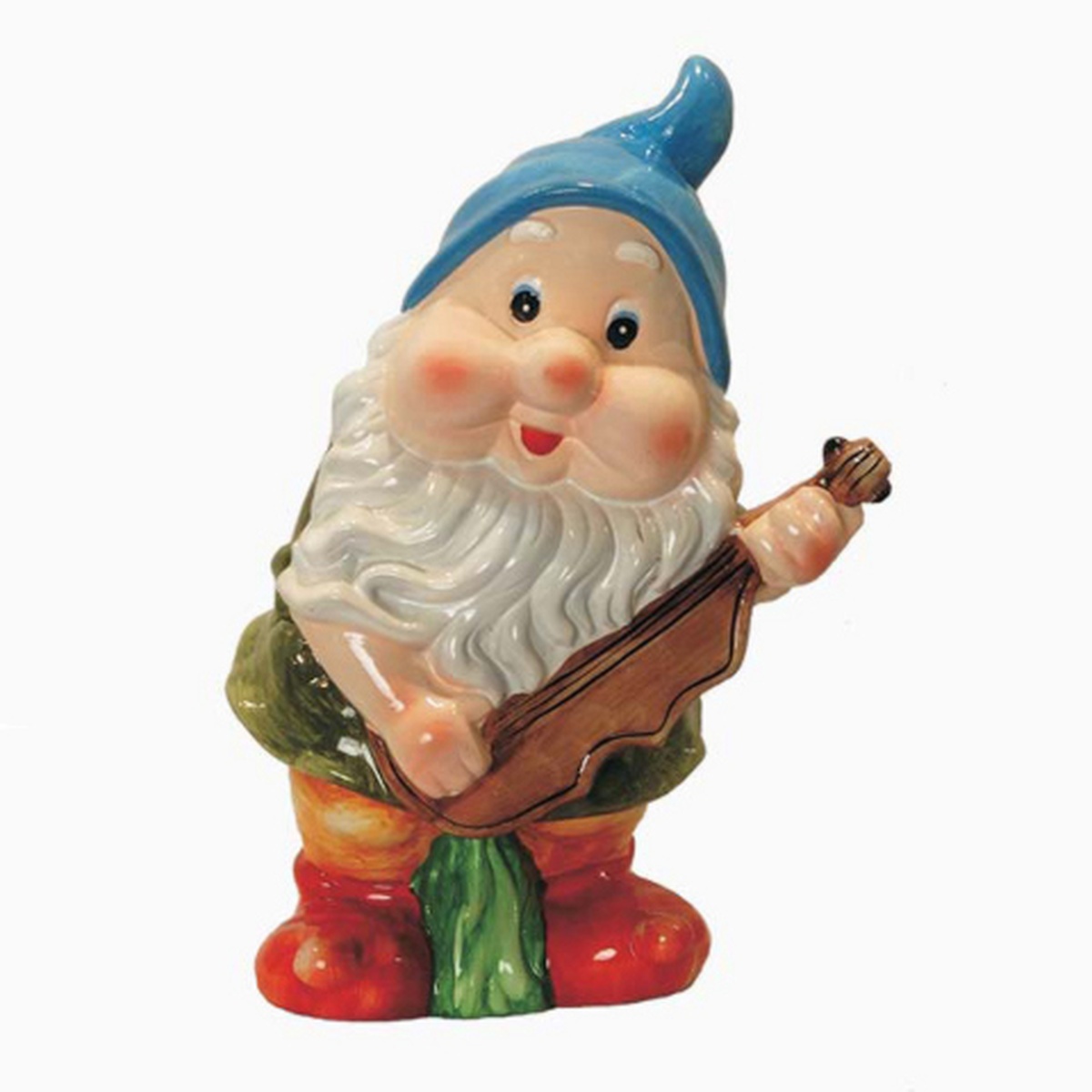 Design nanetti da giardino, “Nanetto violinista” ceramica