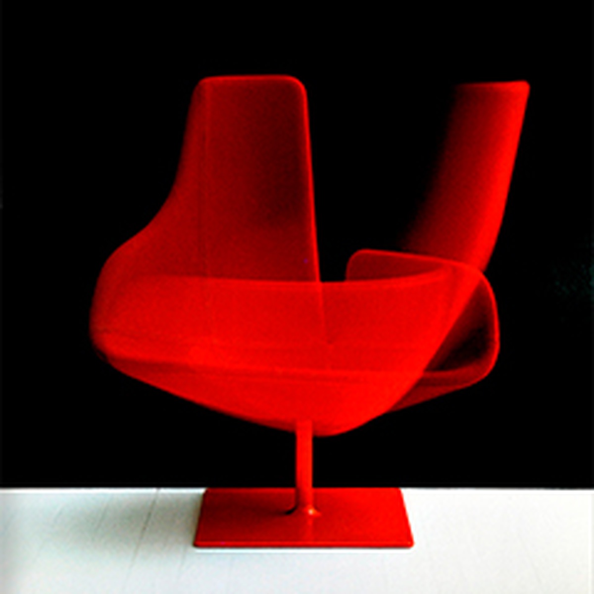 Storia Design Moroso, poltrona Fjord, rivisitazione Arne Jacobsen, Patricia Urquiola, 2002