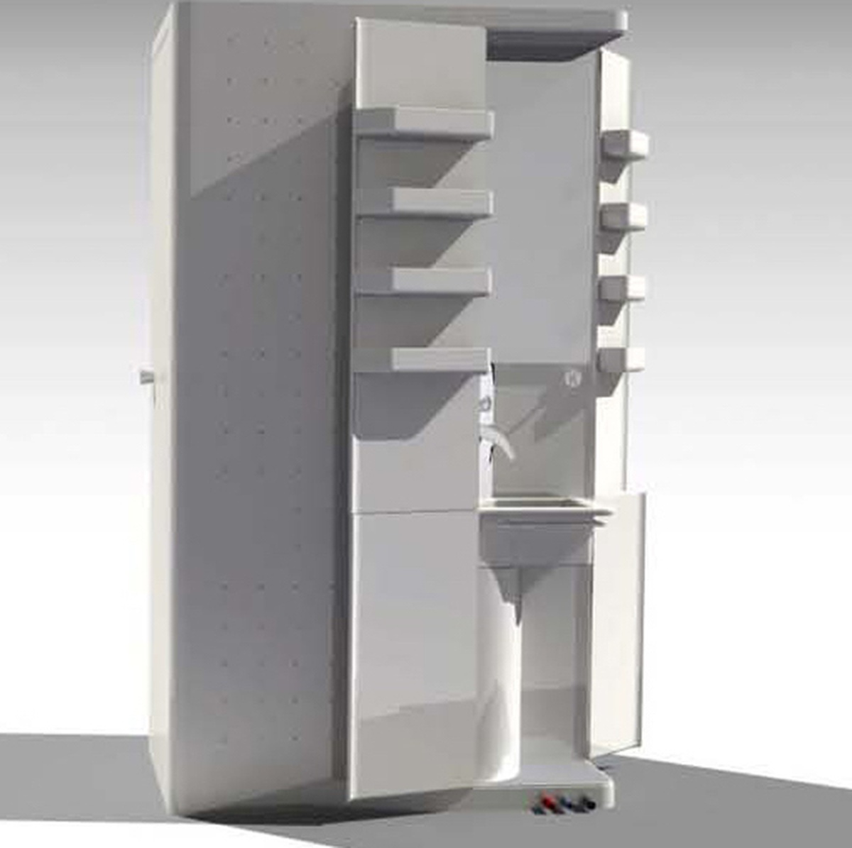Carlo Toson, bagno indipendente, materiali sintetici, arredo, interni, Corian, 3MC, UDESIGN, 2010