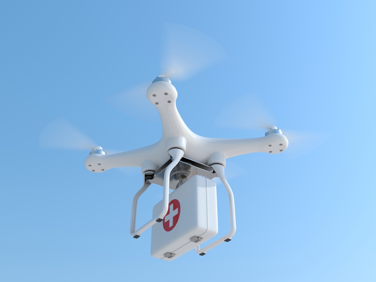 Jaguar Land Rover, drone Croce Rossa, vetroresina, Ufficio Innovazione Unicef, applicazione umanitaria, FVG